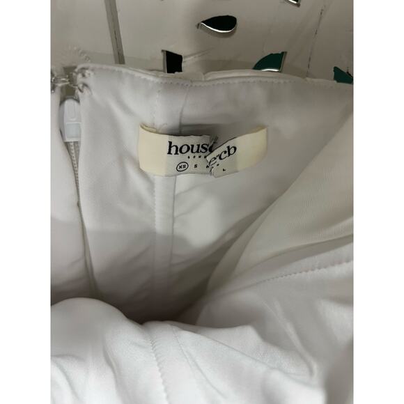 House of CB Sirena White Strapless Lace Up Mini Dress Size XS Extra Small - Picture 3 of 6